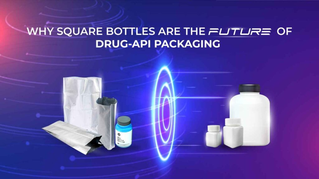 A revolution in pharmaceutical packaging: Discover the future with square bottles for drug-APIs.