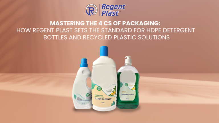 HDPE Detergent Bottles, Recycled Plastic Solutions, Regent Plast