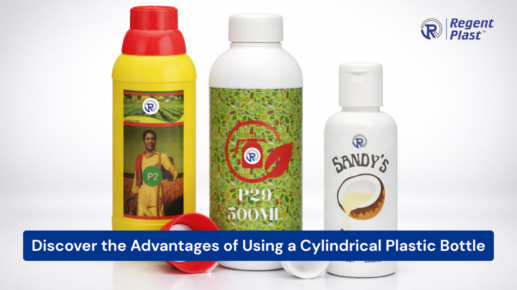 Cylindrical Plastic Bottle Regentplast