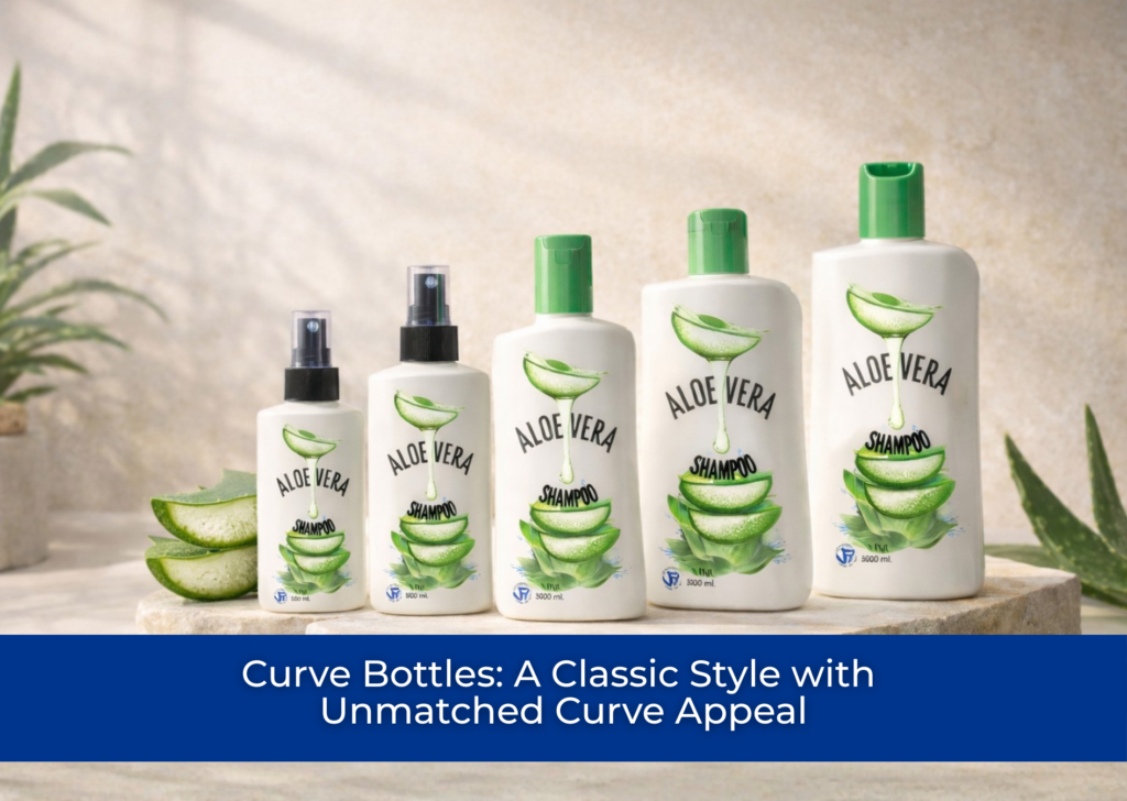 Curve Shape HDPE Bottle range Regent Plast Curve Series
